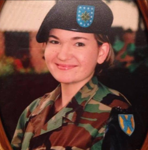 Karen Colemen in uniform