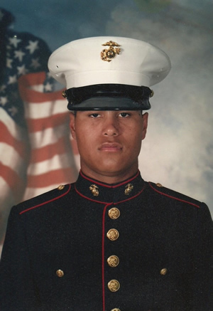 Jaime Hurtado Marine in Uniform